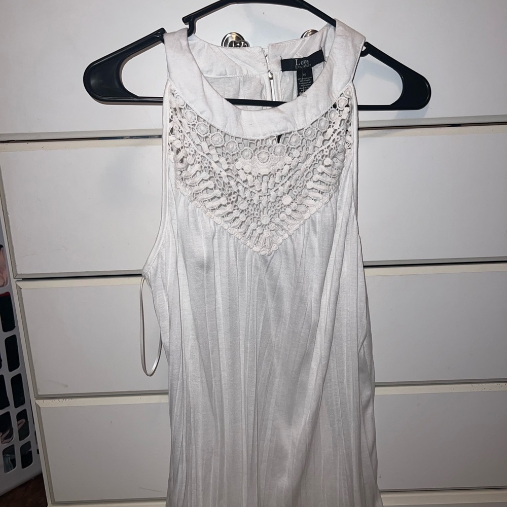 White tank top